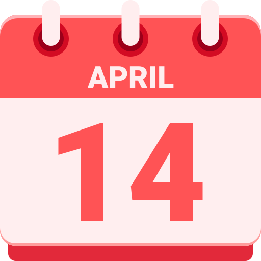 14 avril Icône gratuit 14 avril Icône gratuit