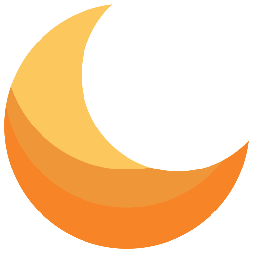 Moon Generic color fill icon