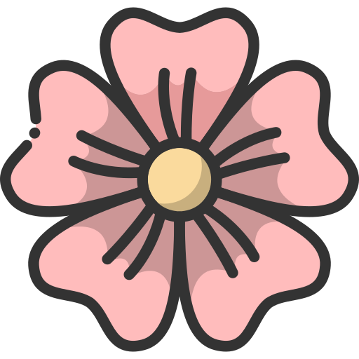 flor de cerezo icono gratis