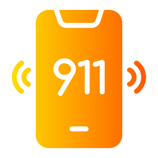 llamada al 911 icono gratis