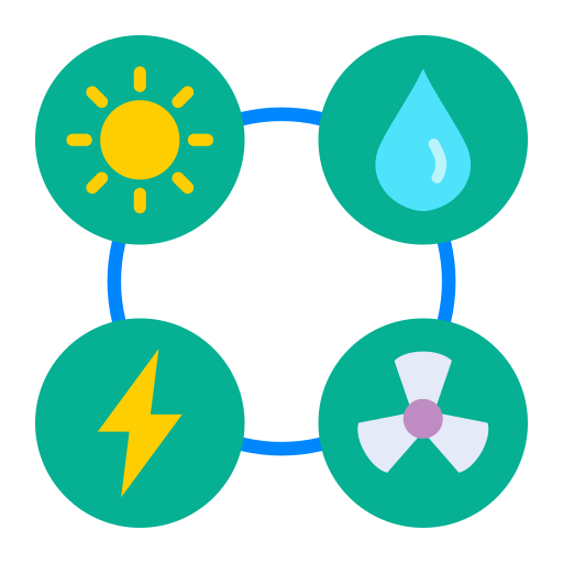 fontes de energia grátis ícone
