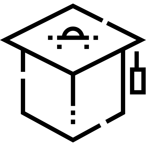 graduación icono gratis