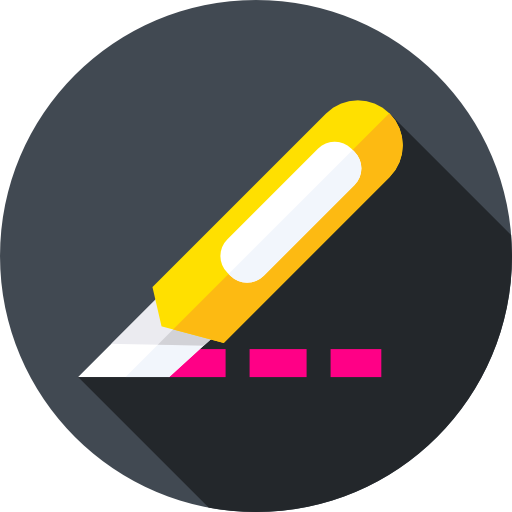 cortador icono gratis