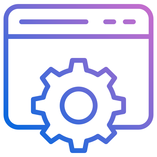 Seo Generic Gradient Outline Icon