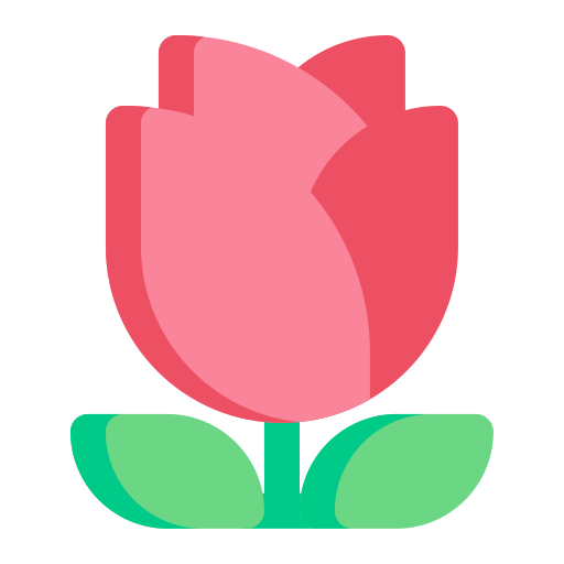 Rose Generic color fill icon