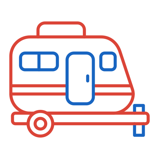 Caravan Generic color outline icon