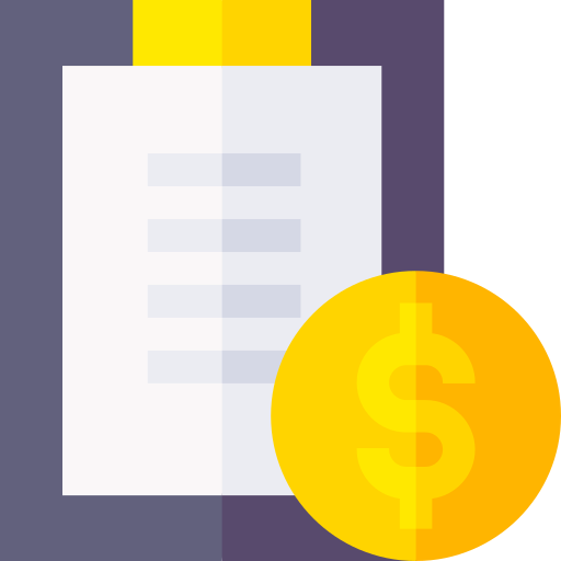 Cost Basic Straight Flat Icon