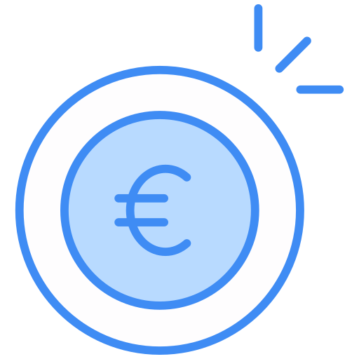 euro icono gratis