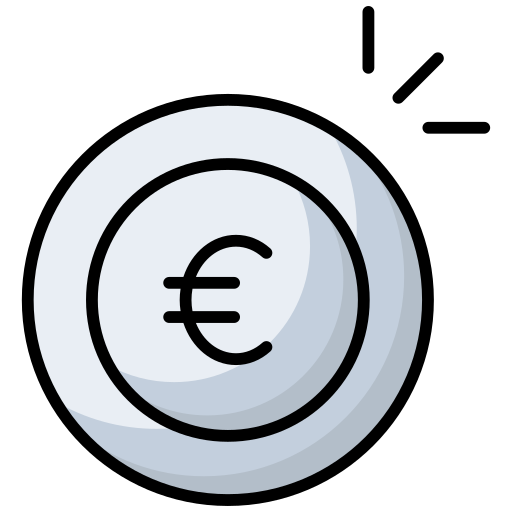 euro icono gratis