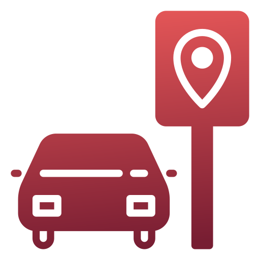 aparcamiento de coches icono gratis