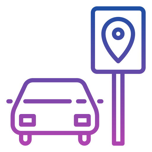 aparcamiento de coches icono gratis
