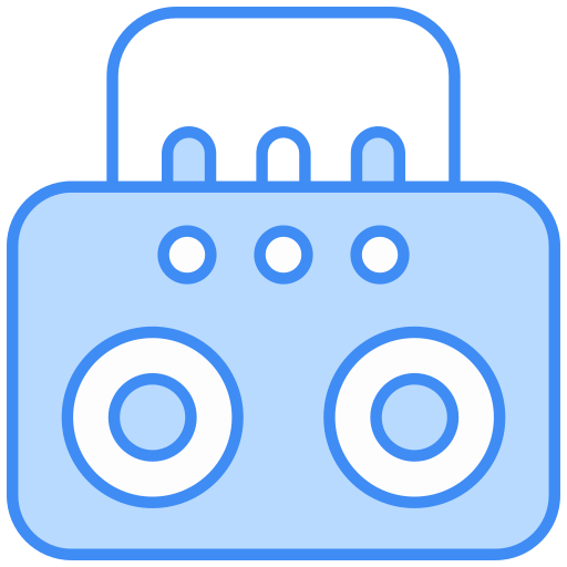 caja de música icono gratis