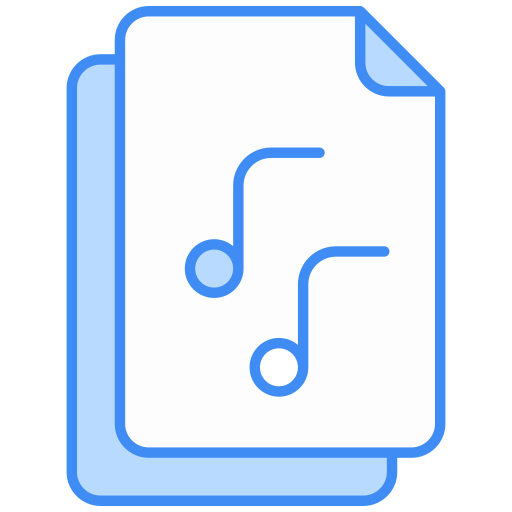 archivo de audio icono gratis