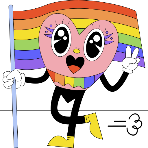 Lgbti free sticker
