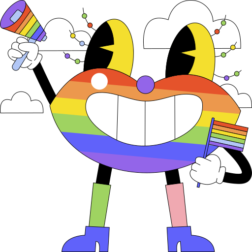 Lgbti free sticker