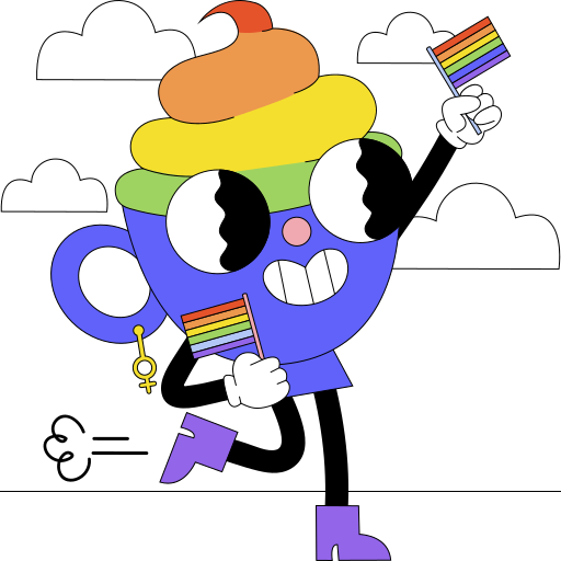 Lgbti free sticker
