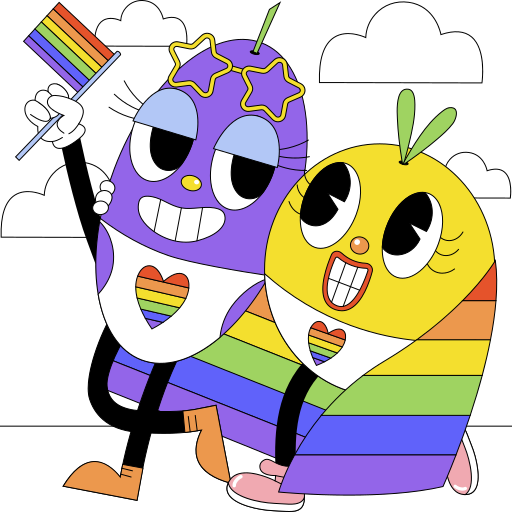 Lgbti free sticker