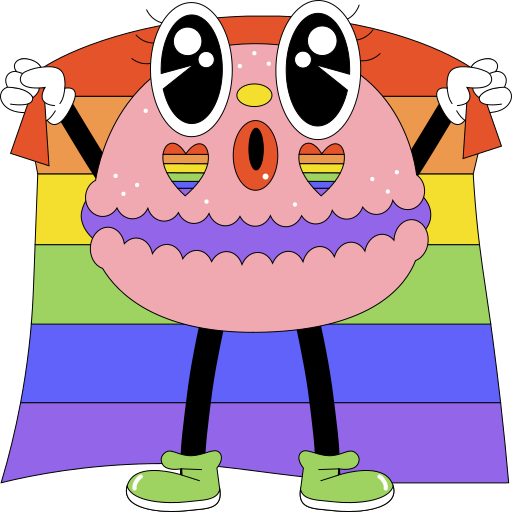 Lgbti free sticker