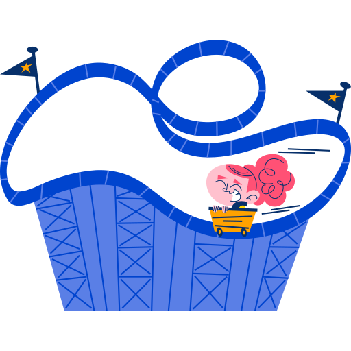 Roller coaster free sticker Roller coaster free sticker