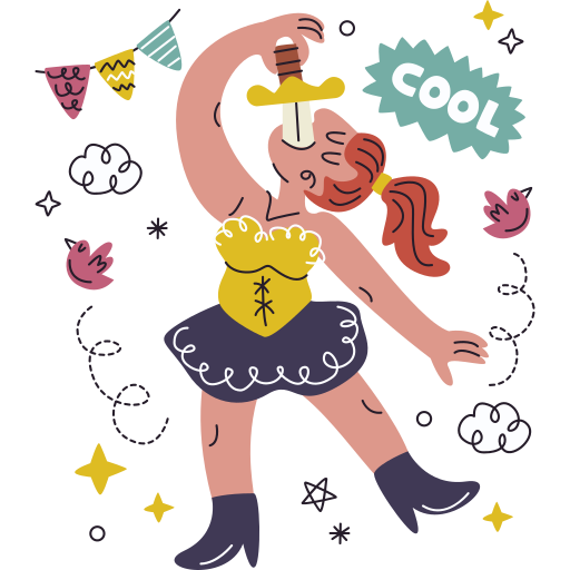 Magic trick free sticker