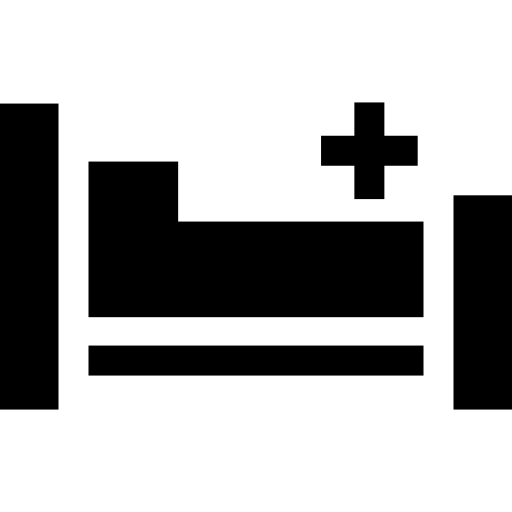 Больничная койка бесплатно иконка