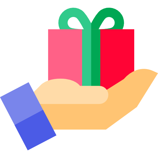 caja de regalo icono gratis