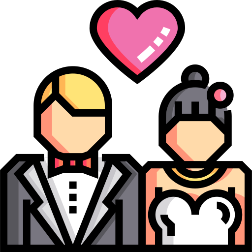 recém-casados grátis ícone