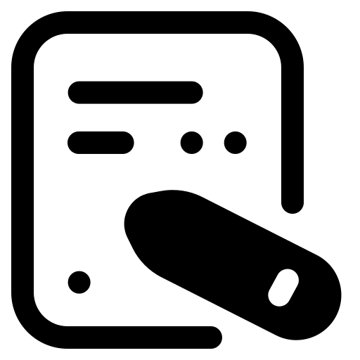 Copy writing free icon