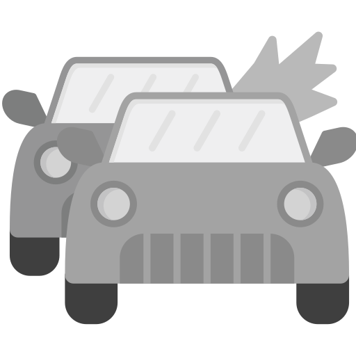 accidente automovilistico icono gratis