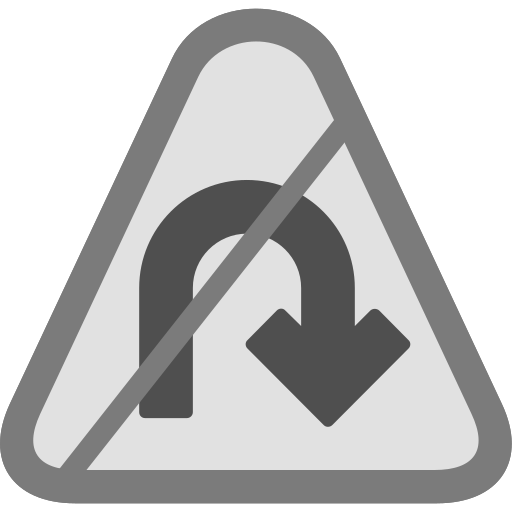 U turn free icon U turn free icon