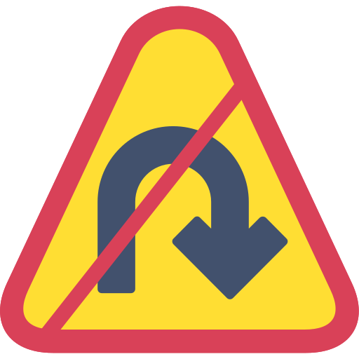 U turn free icon U turn free icon