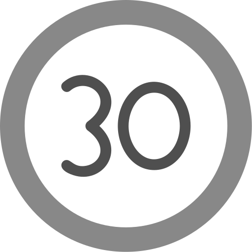 Speed limit Generic color fill icon