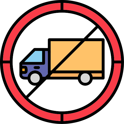 No trucks - Free signaling icons