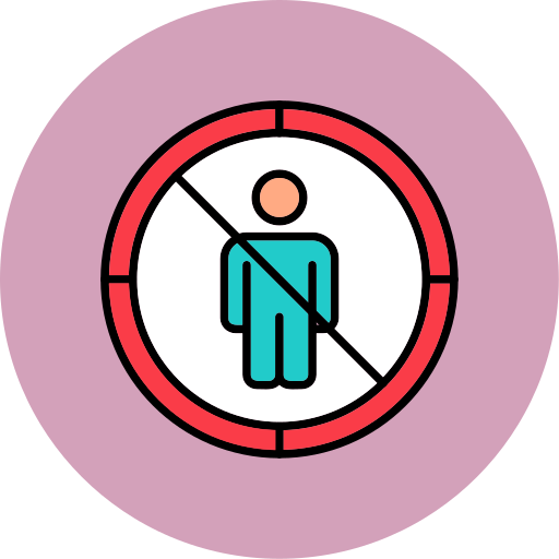 no hay entrada icono gratis