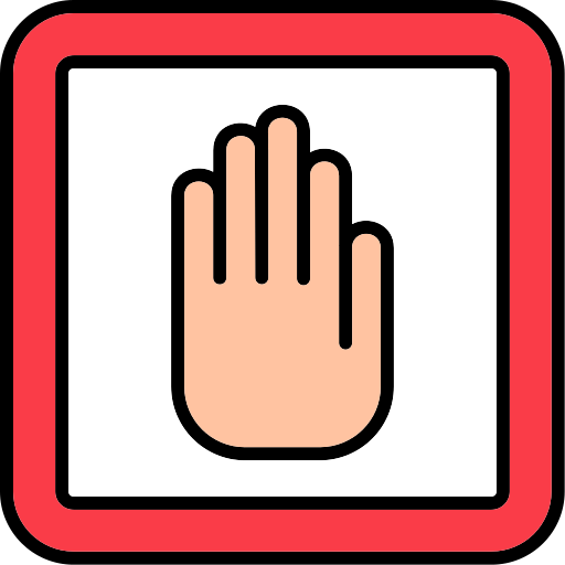 Stop free icon Stop free icon