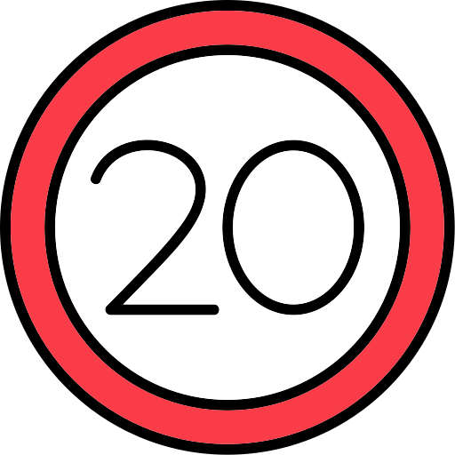 Speed limit free icon Speed limit free icon