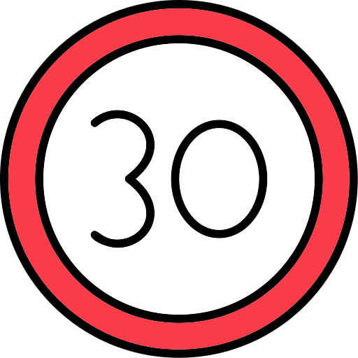Speed limit free icon Speed limit free icon
