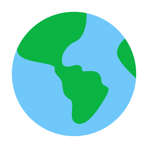 Earth Generic color fill icon