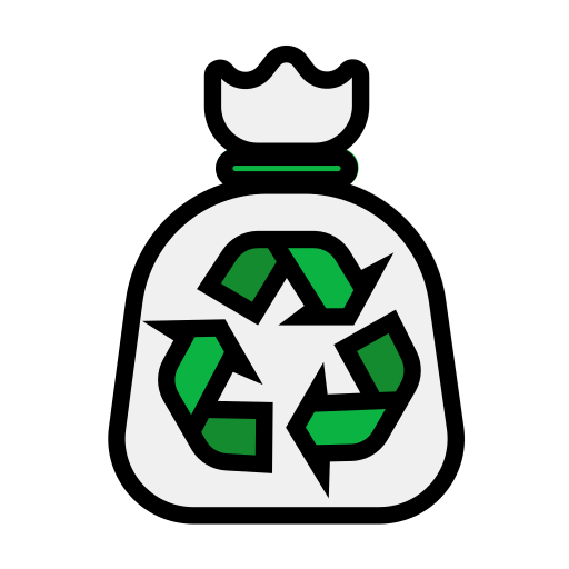 bolsa de reciclaje icono gratis