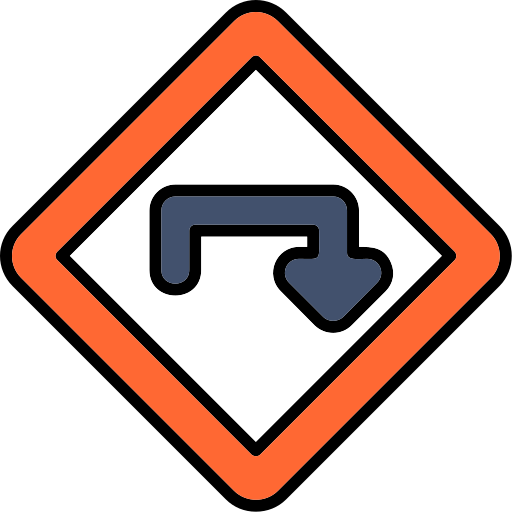 U turn free icon