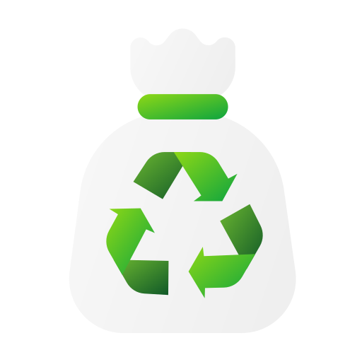 bolsa de reciclaje icono gratis