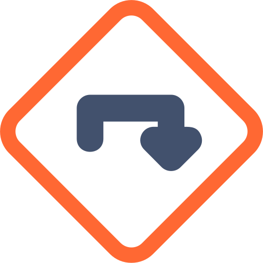 demi-tour Icône gratuit