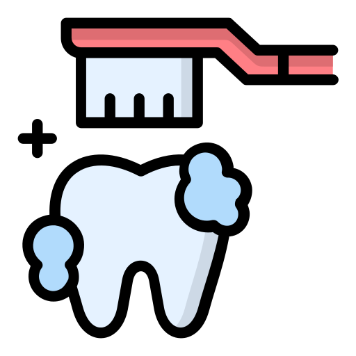 Brush teeth Generic color lineal-color icon