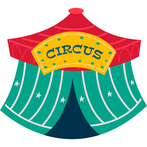 Circus free sticker Circus free sticker