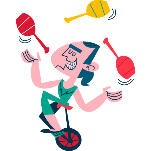 Juggler free sticker Juggler free sticker