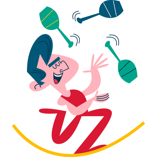 Juggler free sticker Juggler free sticker