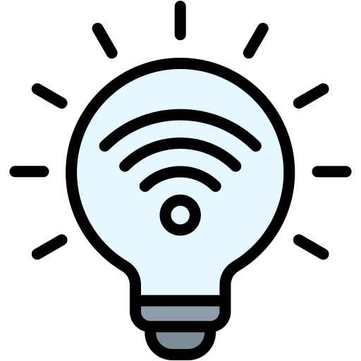 Smart bulb free icon Smart bulb free icon