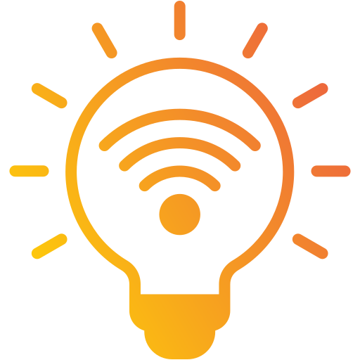 Smart bulb free icon