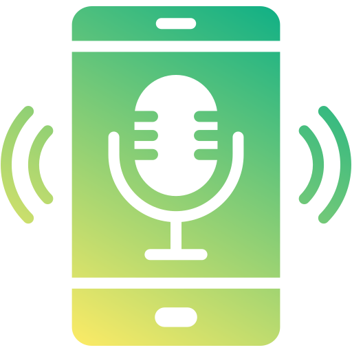 Voice assistant Generic gradient fill icon