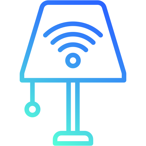 lámpara inteligente icono gratis
